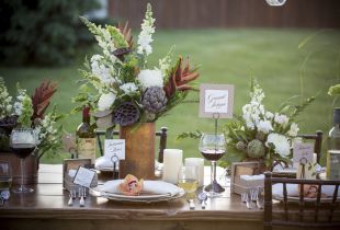 Dekoracja stołu weselnego DIY: ciekawe pomysły (78 zdjęć)