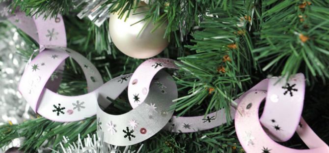 Decoraciones de papel de Navidad: decoración de bricolaje (53 fotos)
