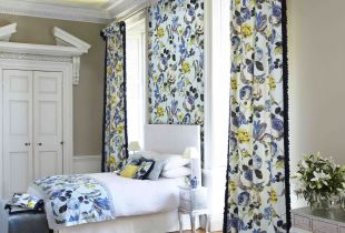 Záclony so vzorom - svetlý a štýlový dekor miestnosti (25 fotografií)