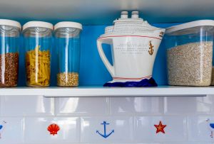 Blått kjøkken (21 bilder): vellykkede fargekombinasjoner i interiøret