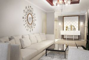 Lejligheden er 75 kvm.