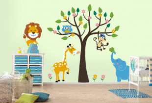 Τοίχος διακόσμηση σε ένα παιδικό δωμάτιο (21 φωτογραφίες): δημιουργώντας χαρά και αρμονία