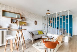 Πρωτότυπες ιδέες για ένα διαμέρισμα ενός δωματίου: πώς να εκπλήσσετε τους επισκέπτες και να ζήσετε άνετα (52 φωτογραφίες)