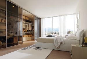 Design af omklædningsrummet i soveværelset: skabelse af et nyttigt rum (23 fotos)