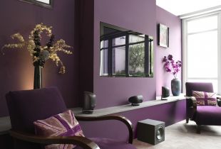 Lilla farge i interiøret (34 bilder): fasjonable nyanser og kombinasjoner