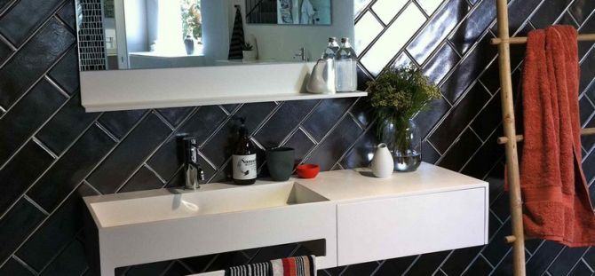 Loft style tiles: authentic interior and modern convenience (24 photos)