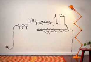 Kako sakriti žice u stanu: osnovni trikovi (51 fotografija)