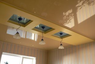 Συνδυασμένες οροφές - μια νέα λύση σχεδίασης (25 φωτογραφίες)