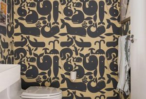 Toalett bakgrunnsbilder: interessante kombinasjoner