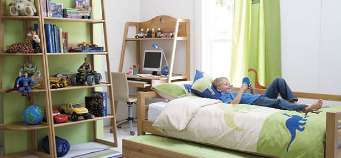 Εξοπλίστε ένα δωμάτιο για ένα παιδί ηλικίας 6-8 ετών