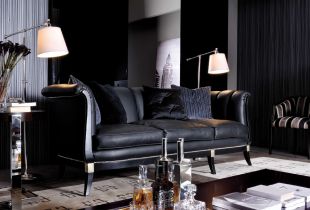 Svarte møbler i interiøret (19 bilder): eleganse og elegant