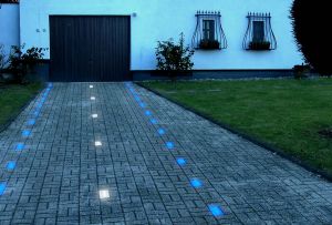 Loseta luminosa: una tendencia de moda en el diseño del paisaje (20 fotos)