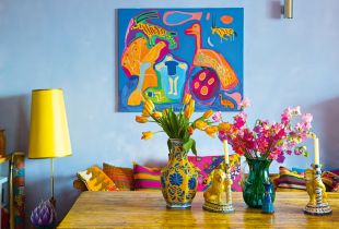 Bright color accents in the interior: subtleties of placement (29 photos)