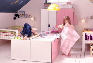 Δύο παιδιά στο διαμέρισμα: πώς να διαθέσει χώρο (58 φωτογραφίες)