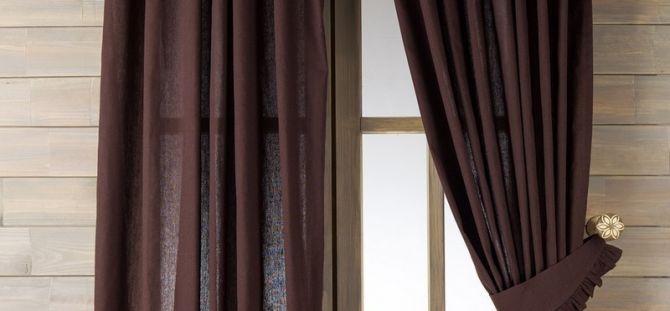 Curtains wenge: elegant simplicity (20 photos)