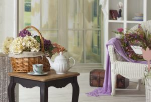 Det indre af en lejlighed eller hus i stil med Provence (55 fotos)