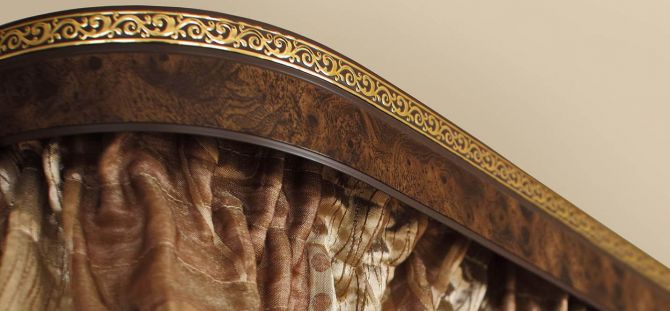Rèm cửa baguette trong nội thất: sự sang trọng của khung cảnh cung điện (21 ảnh)
