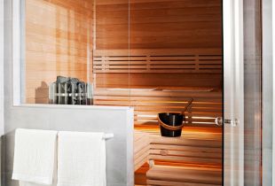 Dvere do sauny: dizajnový prvok (20 fotografií)