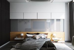 Glanset soveværelse: strålende komfort (25 fotos)