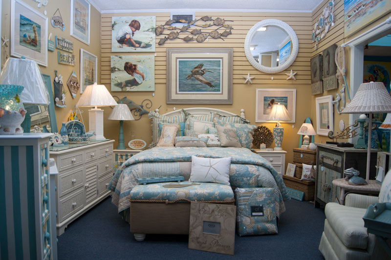Υπνοδωμάτιο με θαλάσσια διακόσμηση