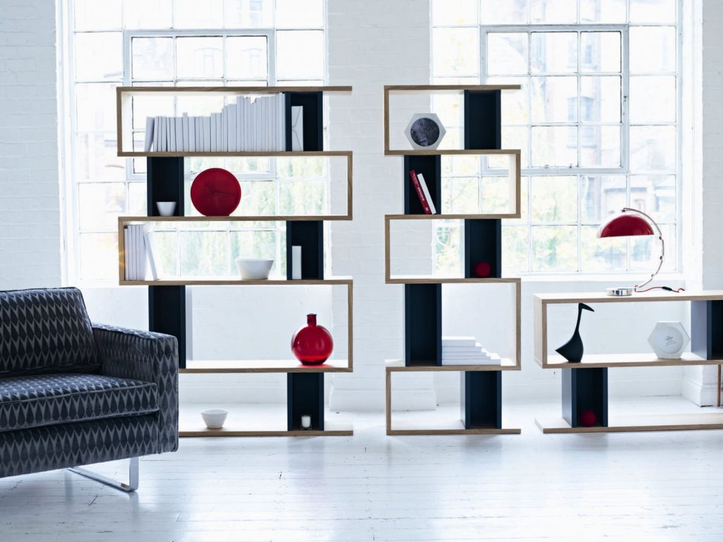 Creative shelving for books and accessories