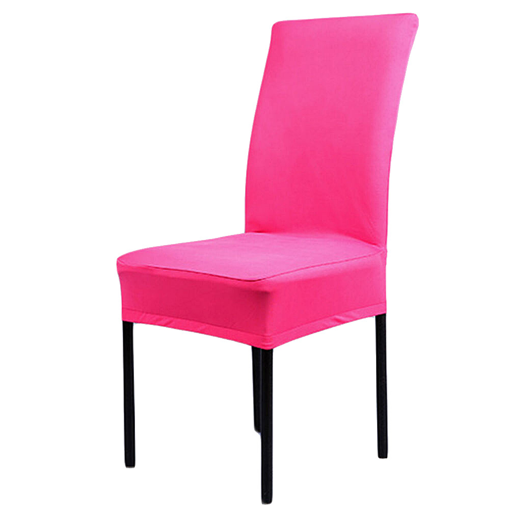 Ροζ ελαστικό κάλυμμα καρέκλας