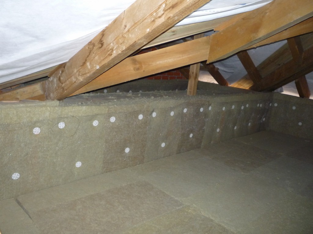 Isolering av taket på loftet
