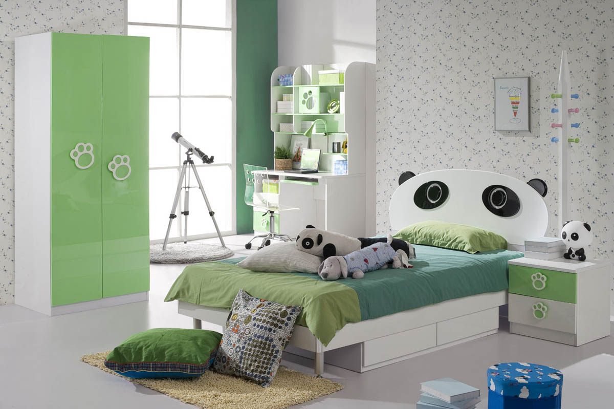 Παιδικό δωμάτιο για το πράσινο κορίτσι