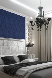 Panel cermin di dalam bilik tidur