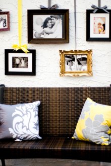 Fotos en cintas en el interior