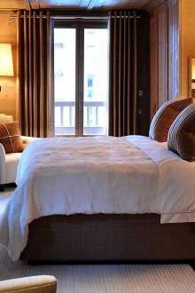 Petite chambre de chalet confortable