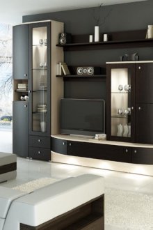 Muro bianco e nero nello stile di avanguardia