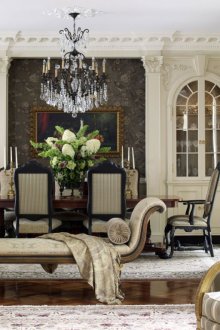 Salon-salle à manger à l'italienne