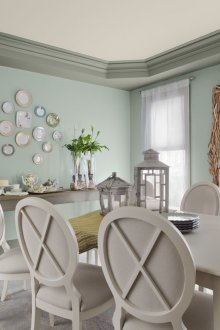 Salle à manger pastel