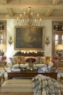 Décor de salon italien