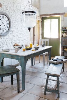 Vintage kitchen furniture in country style