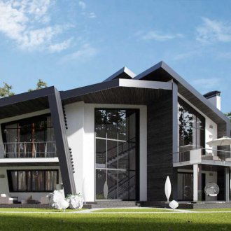 Kaca asal rumah moden