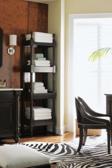 Siyah şık art deco banyo mobilyaları