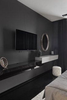 Black and White Gothic Bedroom