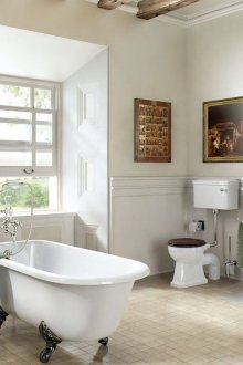 Şık country tarzı banyo aksesuarları
