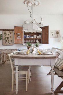Shabby Chic Yemek Alanı