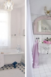 Beyaz Shabby Chic Banyolar