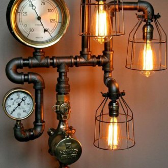 Steampunk masa lambası
