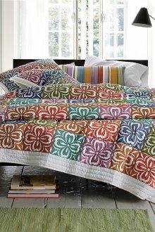 Patchwork bedspread