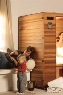Petit sauna confortable