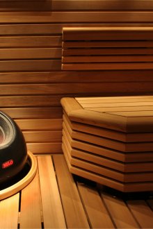 Petit sauna confortable