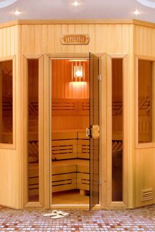 Sauna spacieux dans l'appartement