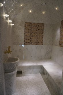 Petit hammam dans l'appartement