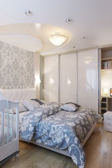 White and Brown Modern Bedroom