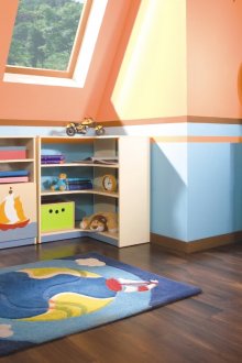 Étagères et commodes pour ranger les jouets des enfants